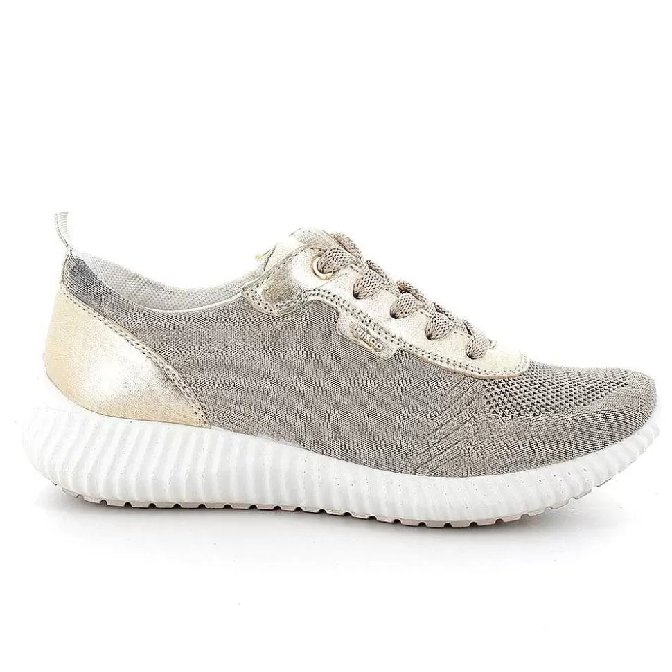 Beige-Platinum Women'S Sneakers-Igi&Co Cheap