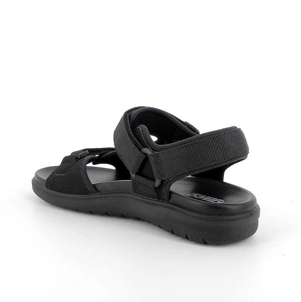 Black Men'S Sandals-Igi&Co Online