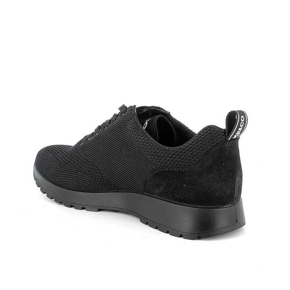 Black Men'S Sneakers-Igi&Co Cheap