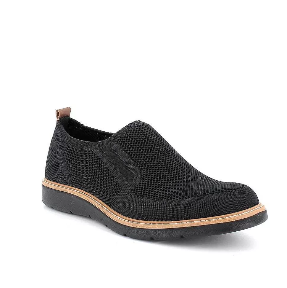 Black Men'S Sock Sneakers-Igi&Co Shop