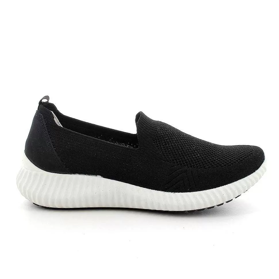 Black Women'S Sock Sneakers-Igi&Co Flash Sale