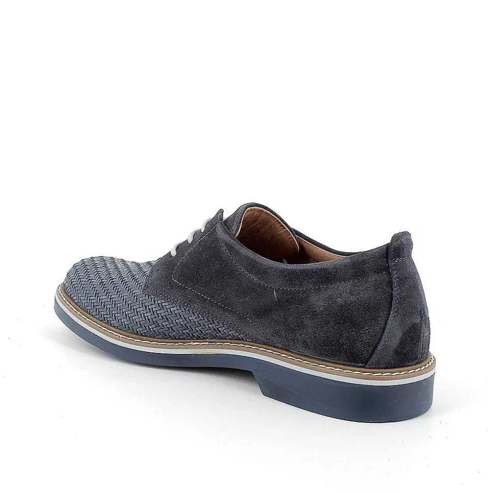 Blue Men'S Lace-Ups-Igi&Co Sale