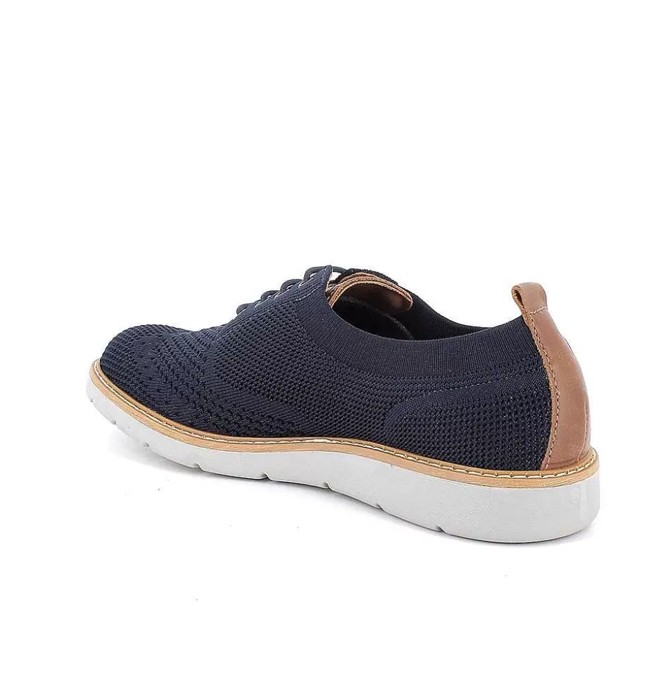 Blue Men'S Lace-Ups-Igi&Co Store