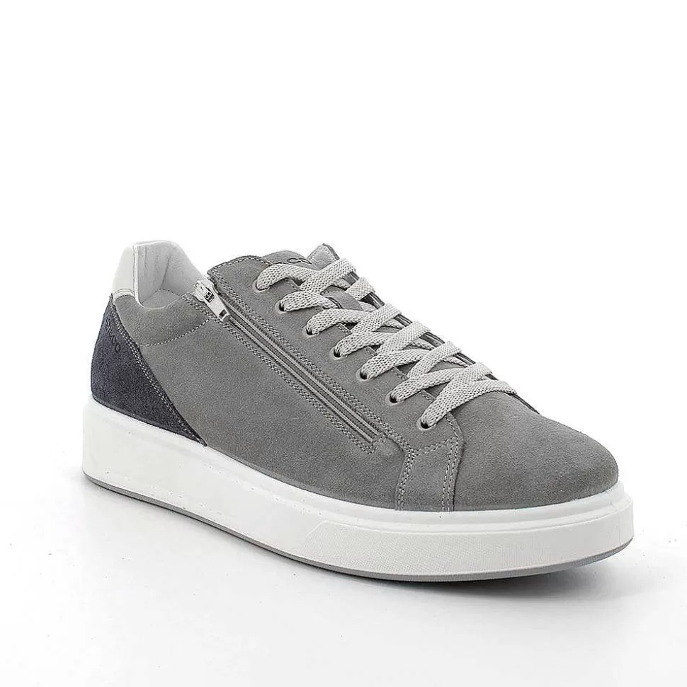 gray_mens_leather_sneakers_2.webp Gray Men'S Leather Sneakers-Igi&Co Hot