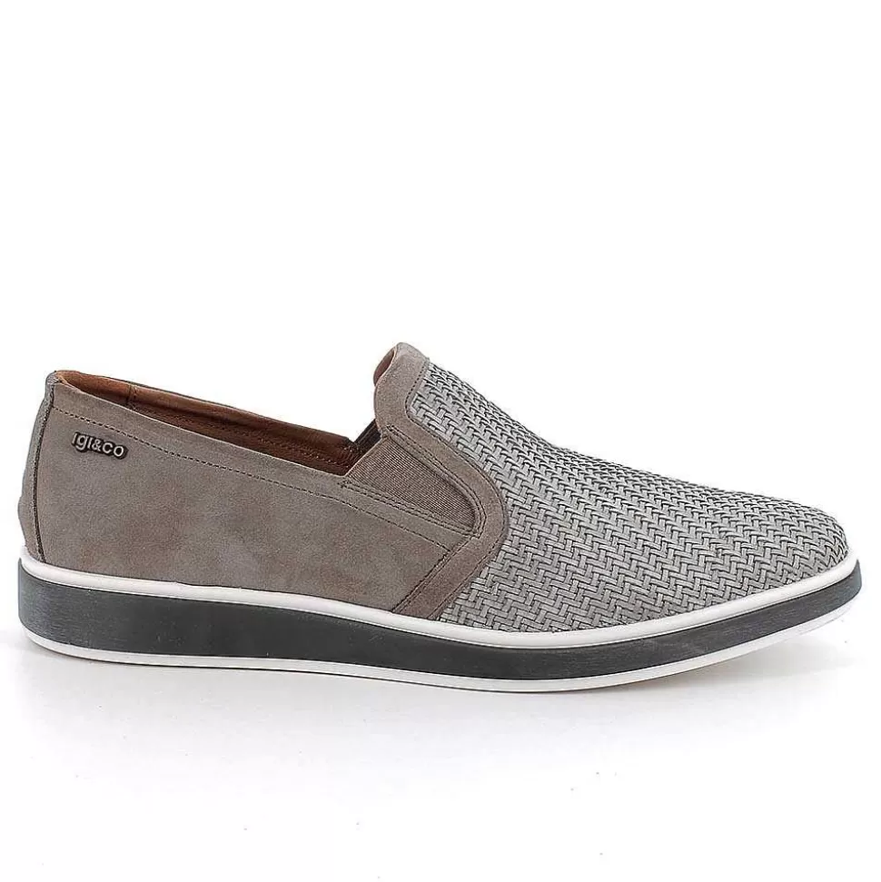Pewter Men'S Slip On-Igi&Co Online