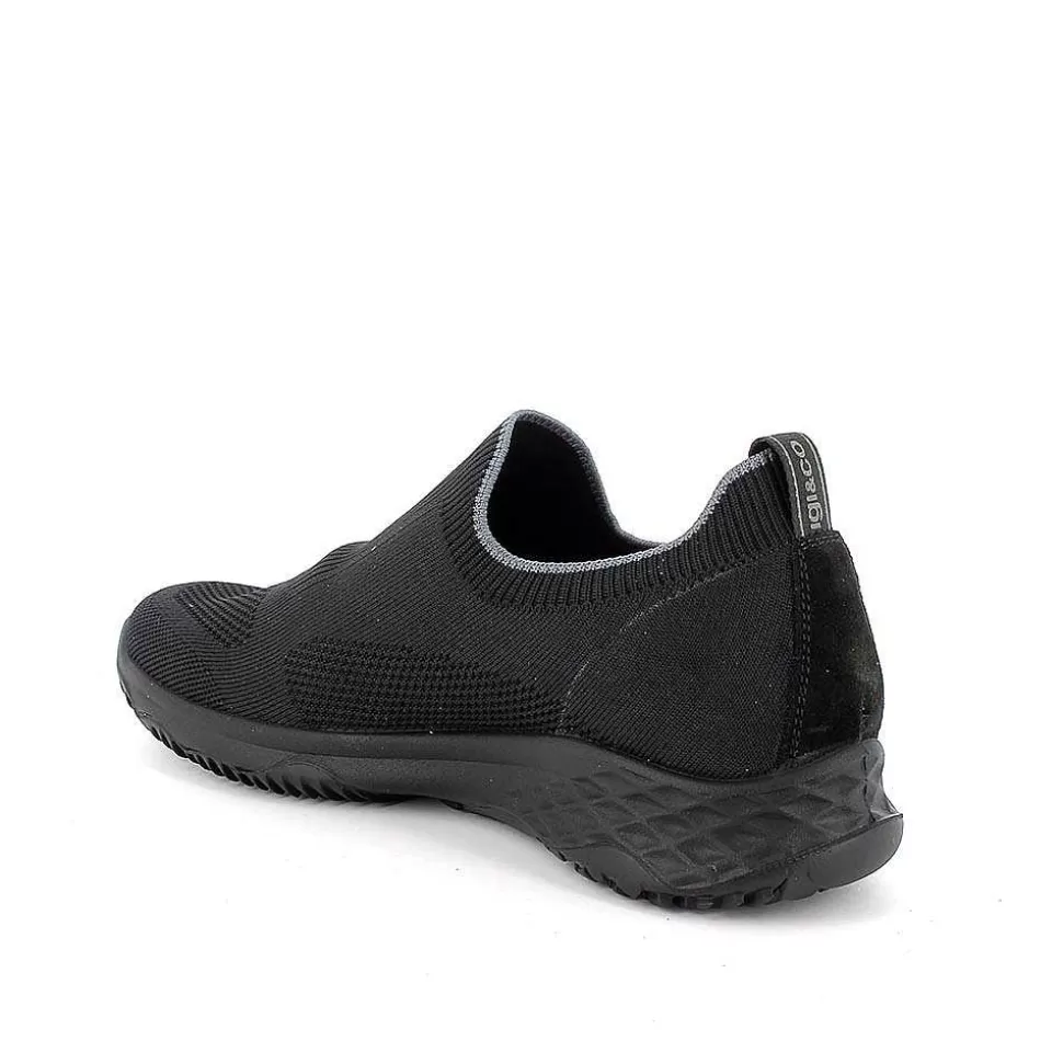 Slip On Black Men'S Sock-Igi&Co Discount