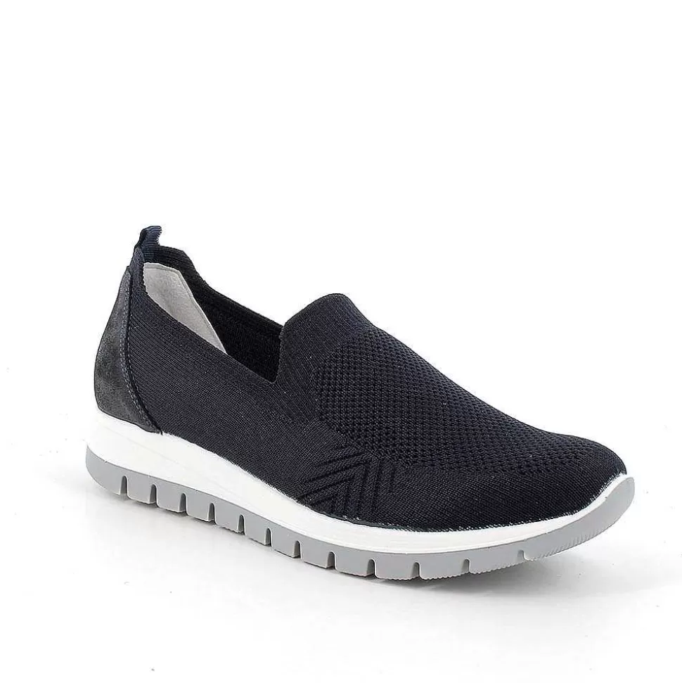 Slip On Women'S Sock Blue-Igi&Co Cheap