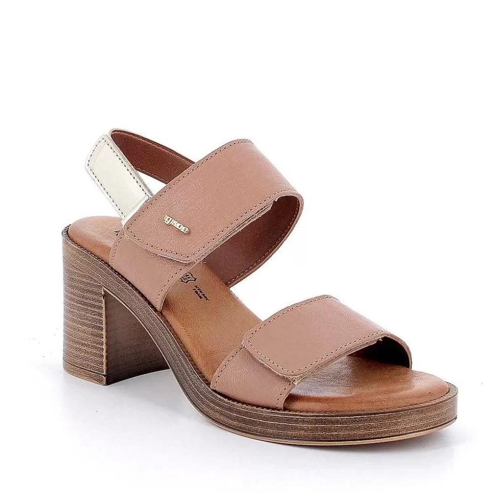 womens_leather_heeled_sandals_tan_2-1.webp Women'S Leather Heeled Sandals Tan-Igi&Co Cheap