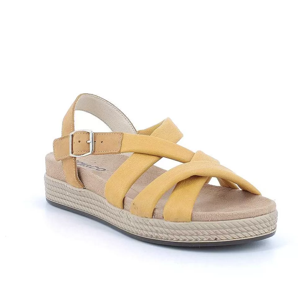 Yellow Women'S Sandals-Igi&Co Cheap